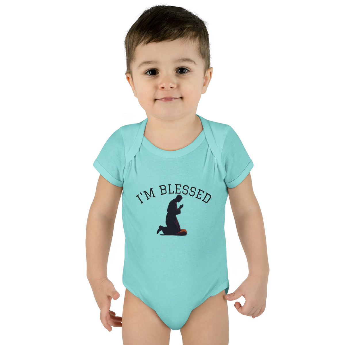 Praying Silhouette Infant Bodysuit | Baby Onesie