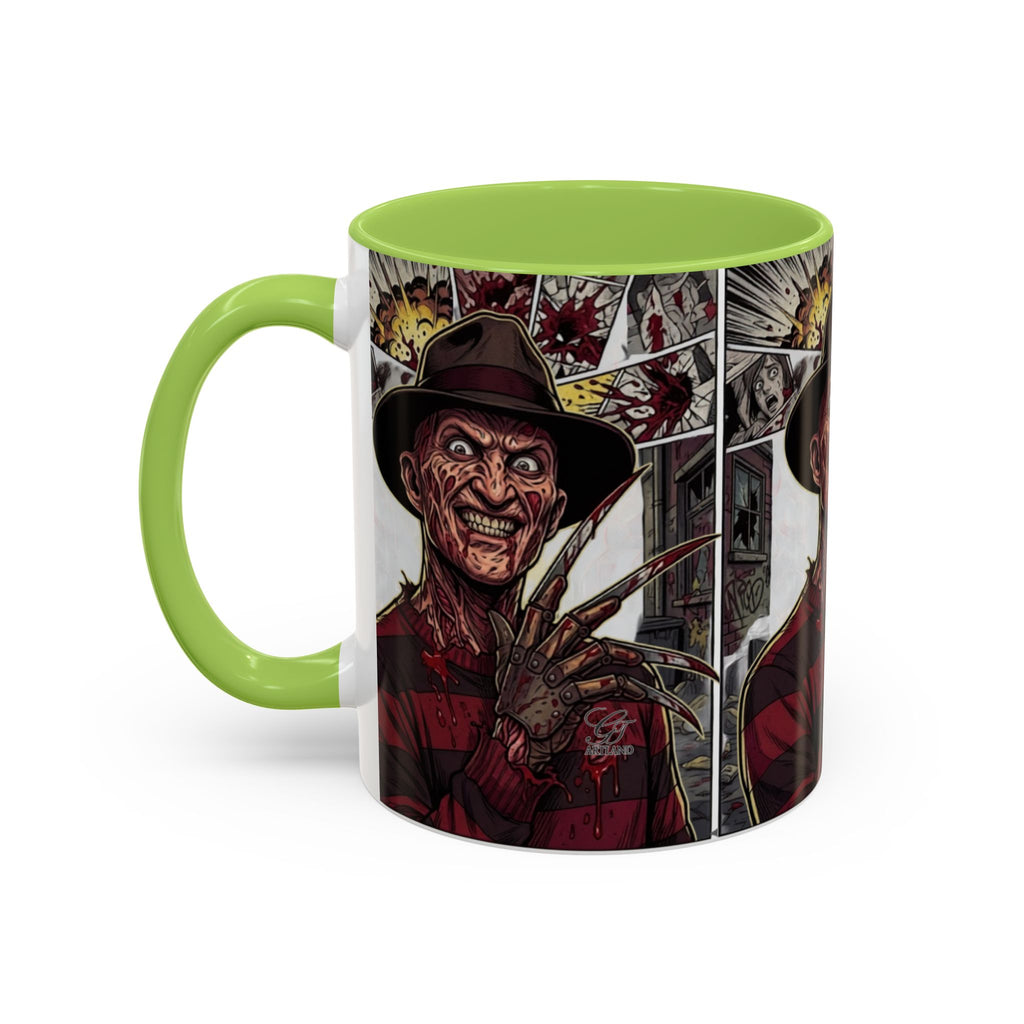 Elm Street Gangsta Horror Illustration COFFEE MUG | Horror Slasher Artwork by GT Artland