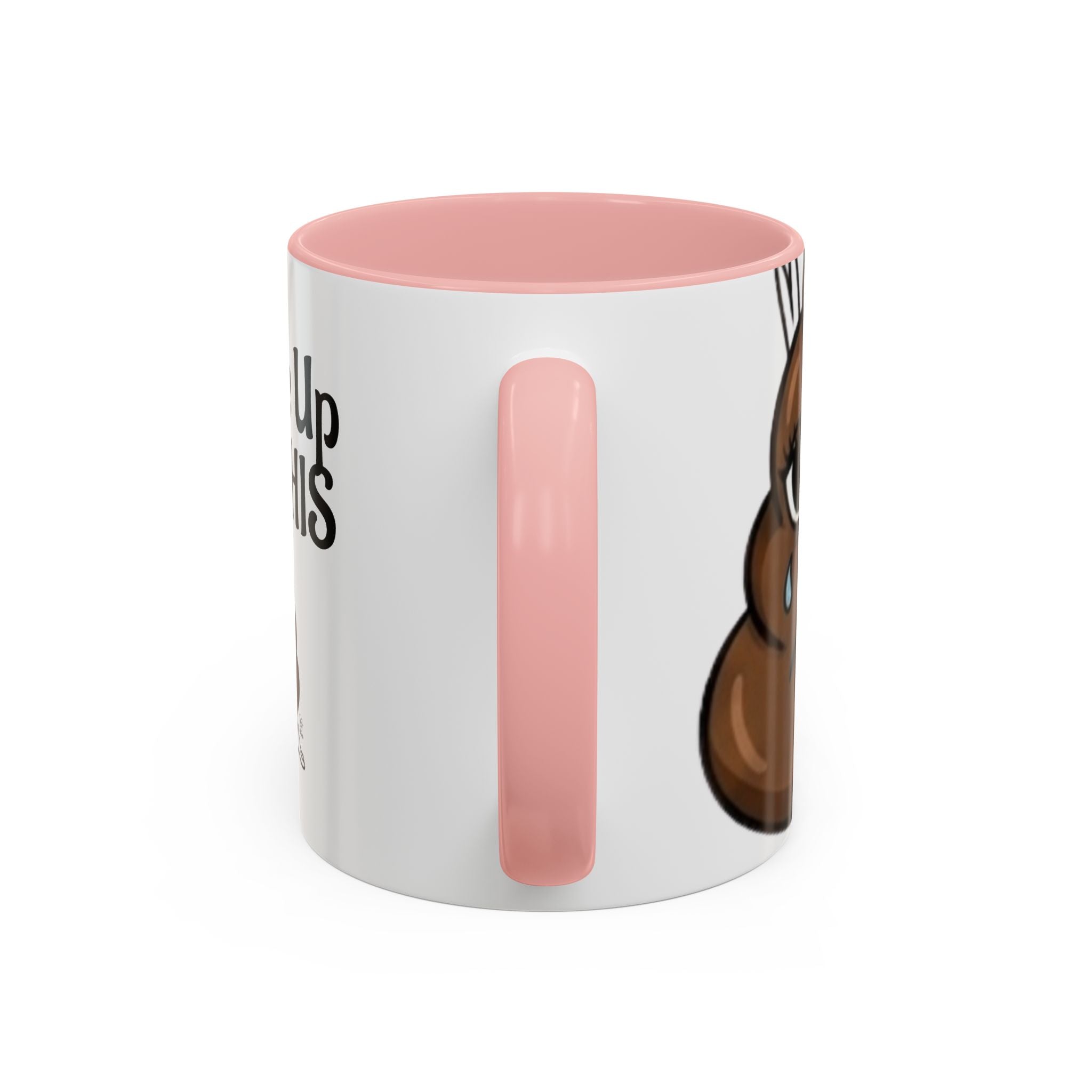I Woke Up Like This Coffee Mug – Funny Poop Emoji Designer Accent Mug (11/15oz) by GT Artland