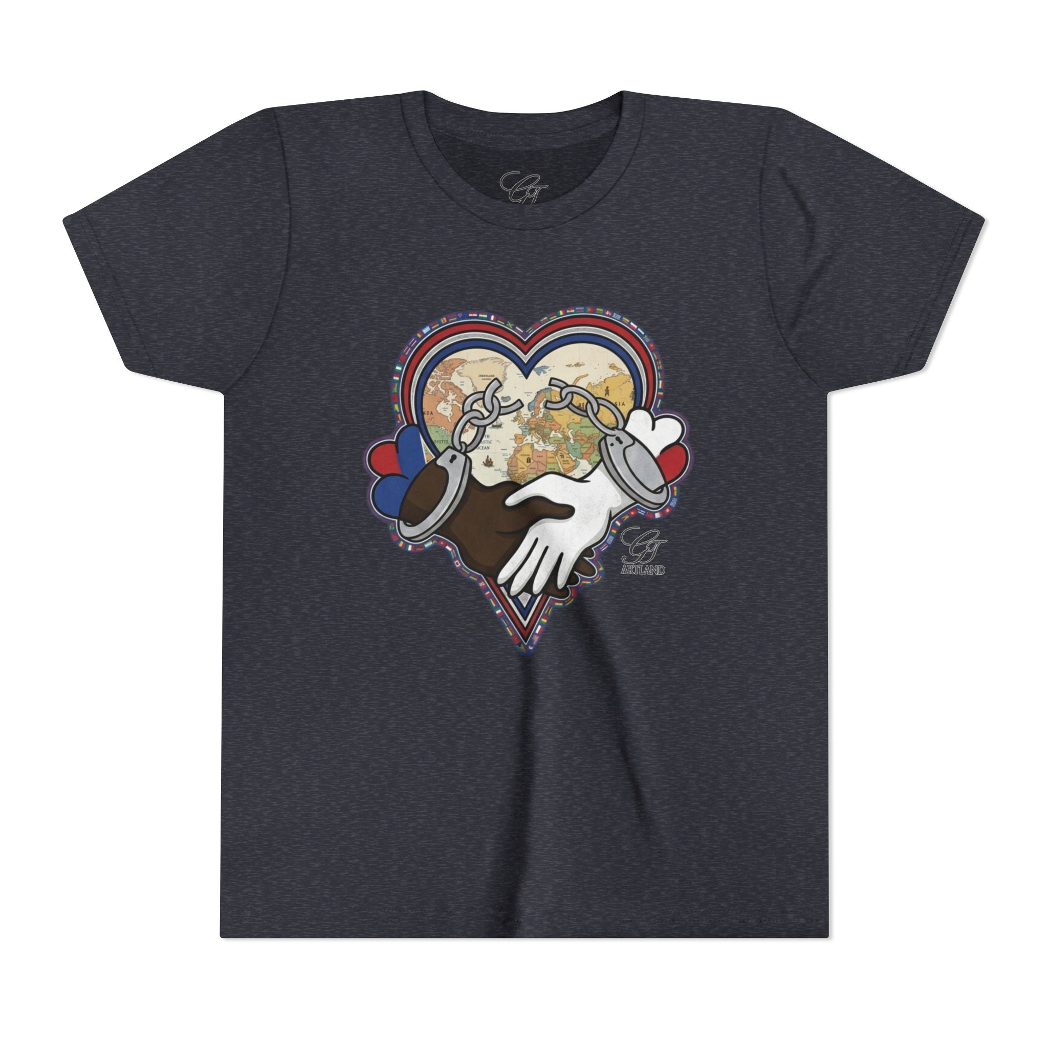 Heart Hands Graphic Tee | Youth Short Sleeve Tee by GT Artland