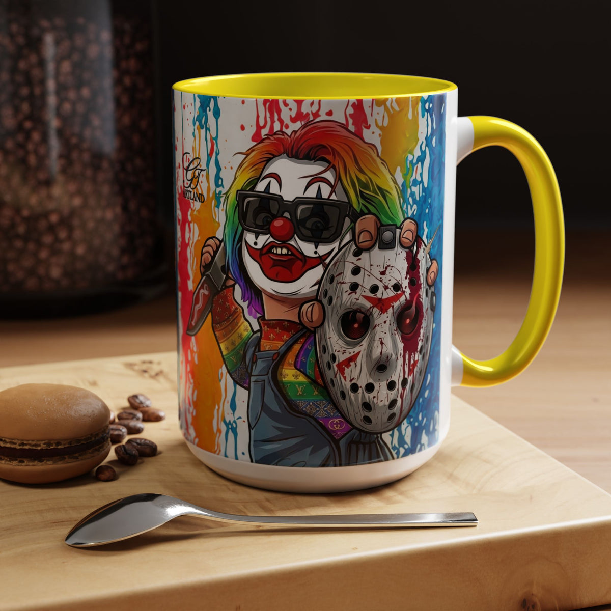 Rainbow Slasher Color Drip Designer GT Soldier Edition | Accent Coffee Mug 11oz 15oz