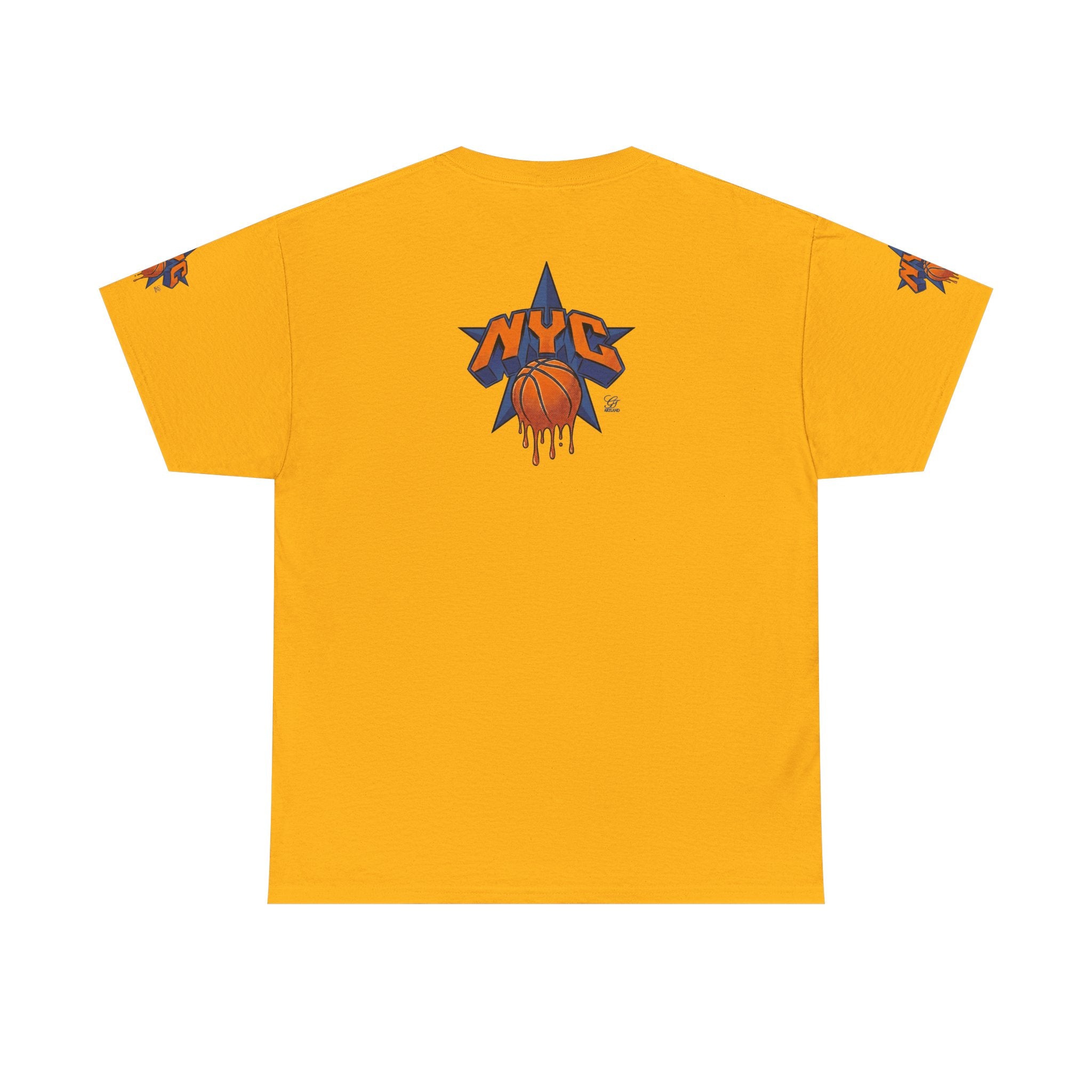 NYC Dripping Basketball Tee | New York City Hoops Shirt by GT Artland