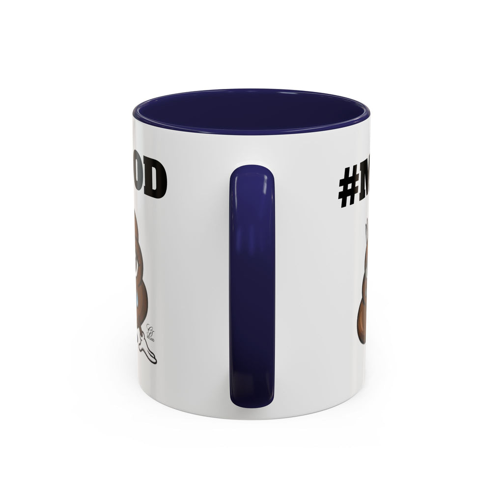 #MOOD Poop Emoji Accent Coffee Mug — Funny 11/15oz Novelty Mug by GT Artland