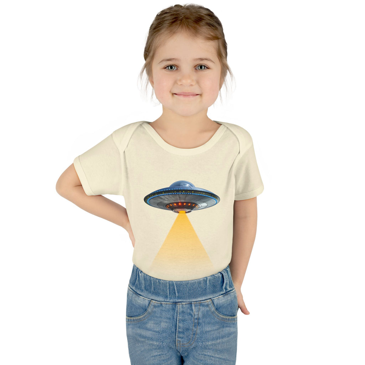 UFO Infant Bodysuit | Cute Alien Spaceship Baby Onesie