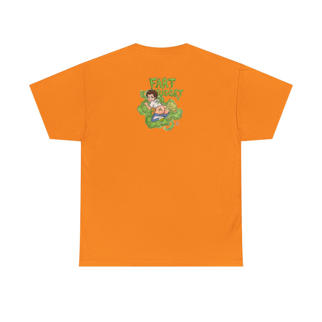 Fart Nugget graphic tee | Funny cartoon kid fart illustration T-Shirt