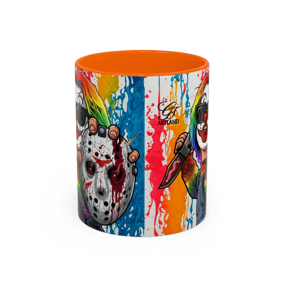 Rainbow Slasher Color Drip Designer GT Soldier Edition | Accent Coffee Mug 11oz 15oz