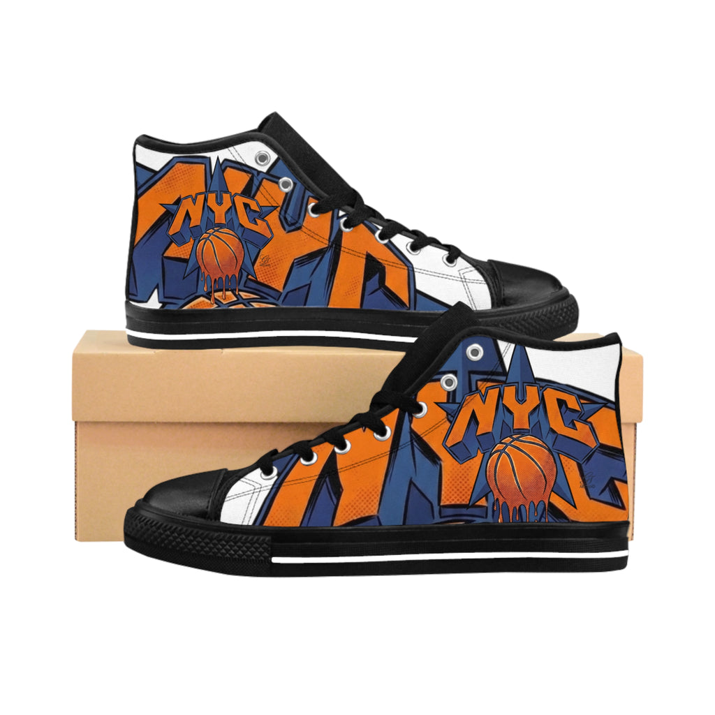 NYC Basketball Graffiti Sneakers