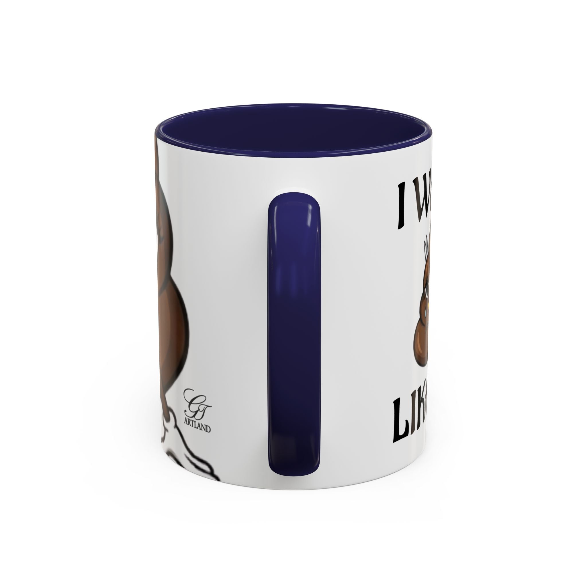 Sad Poop Emoji Coffee Mug – Funny Cute Collectors Novelty Accent Mug (11/15oz) by GT Artland