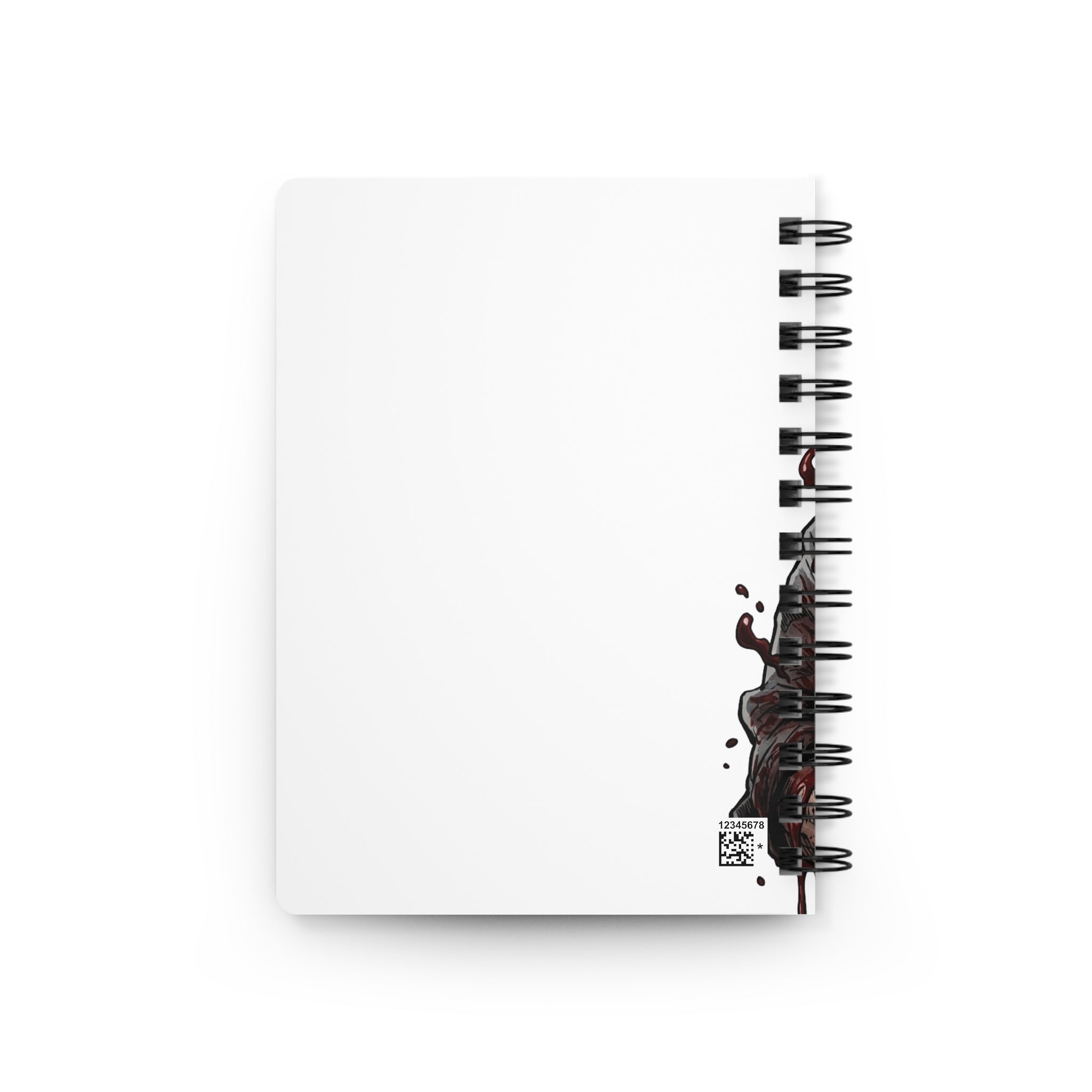 Leatherface Chainsaw Horror Journal | Spiral Bound Notebook, Bloody Slasher Art by GT Artland