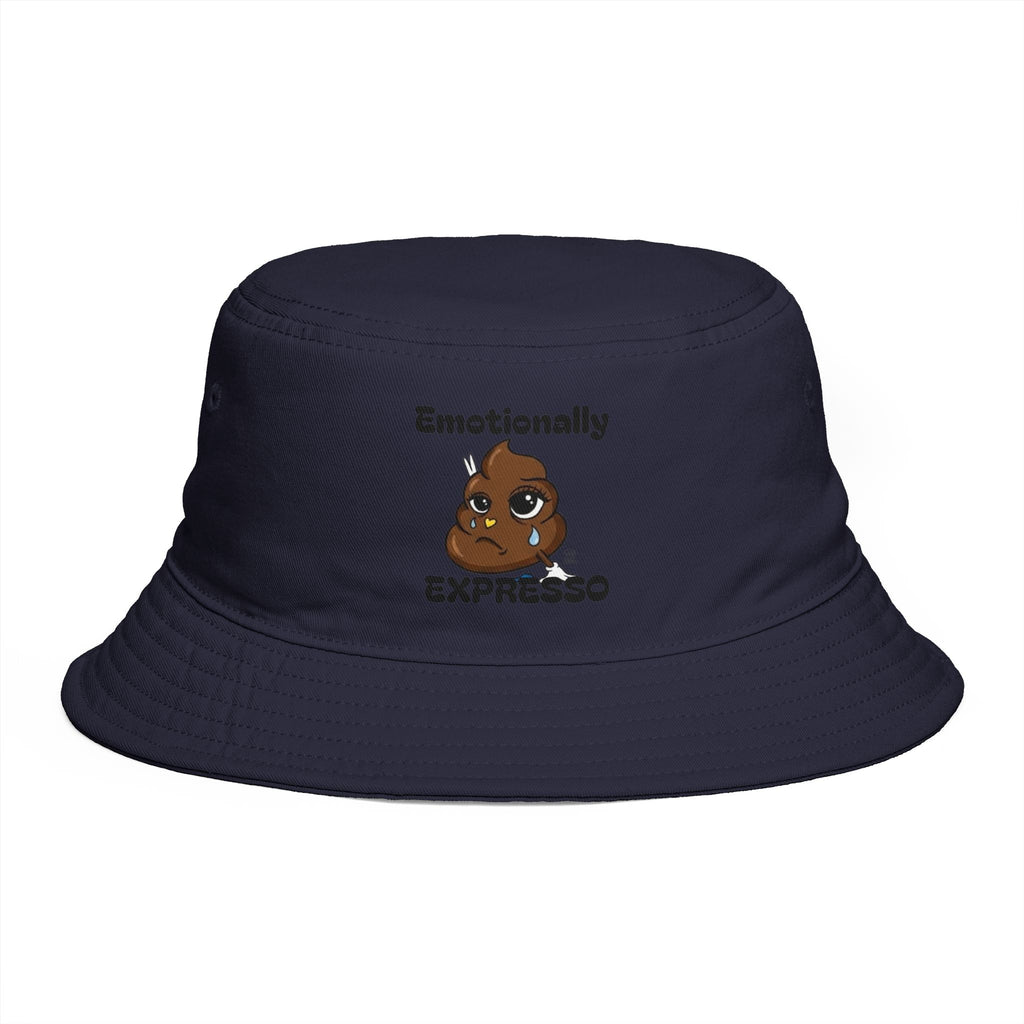Copy of Emotionally Expresso Bucket Hat | Cute Coffee Bean Crying Emoji Designer Illustration by GT Artland