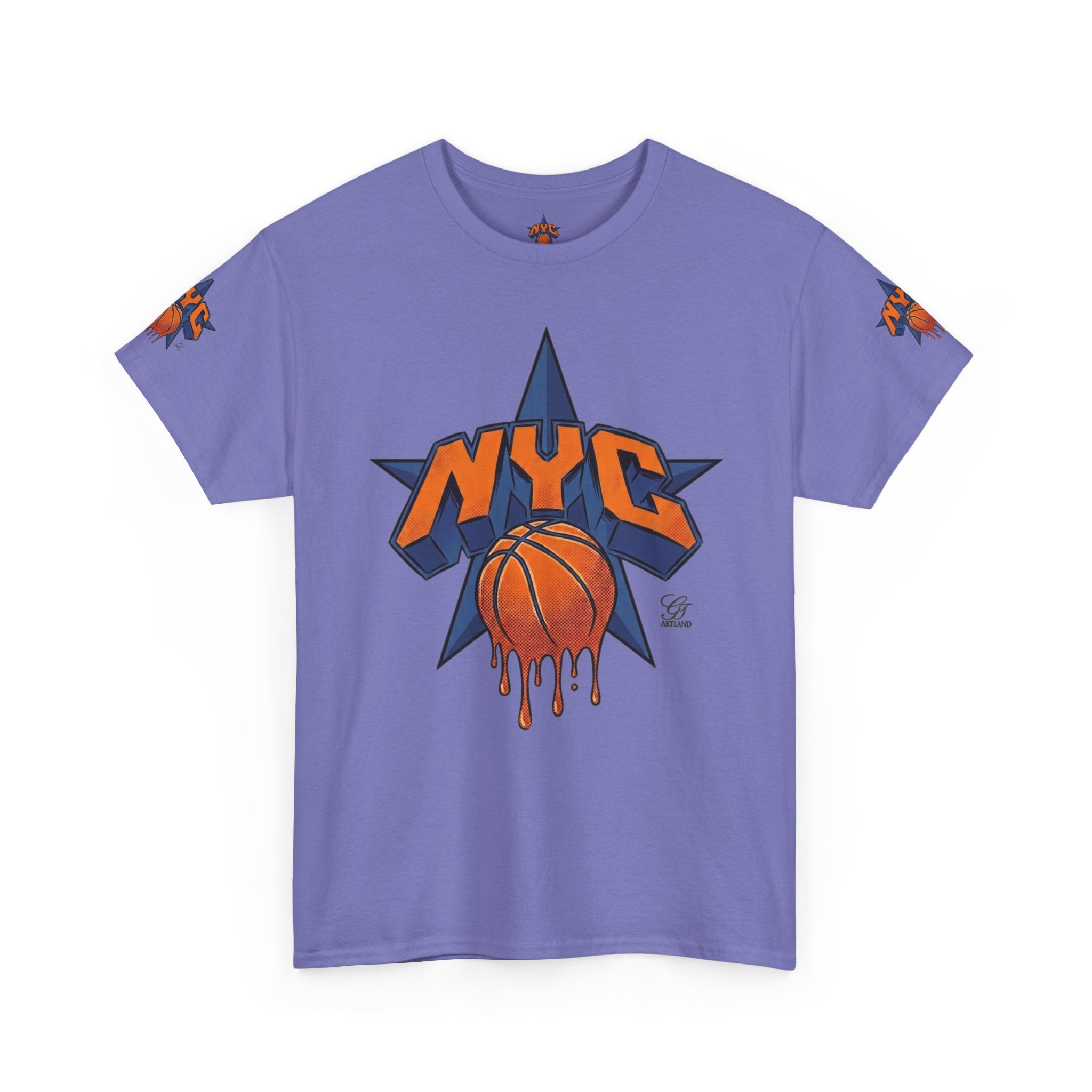 Copy of NYC Dripping Basketball Tee | New York City Hoops Shirt by GT Artland
