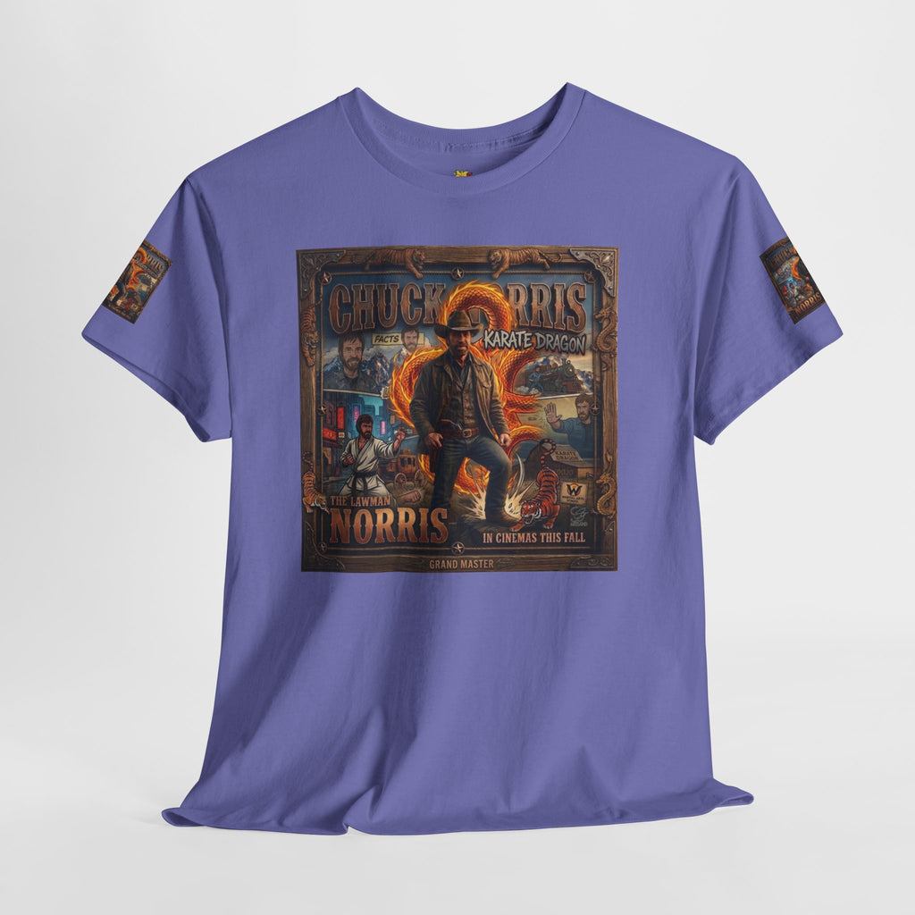 Retro Action Movie Poster T-Shirt | Vintage Fighter Hero Tee