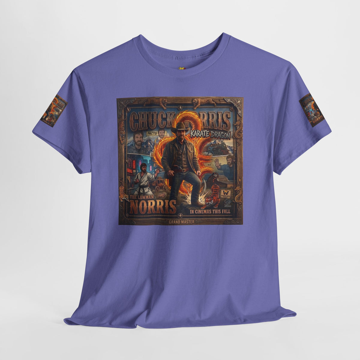 Retro Action Movie Poster T-Shirt | Vintage Fighter Hero Tee