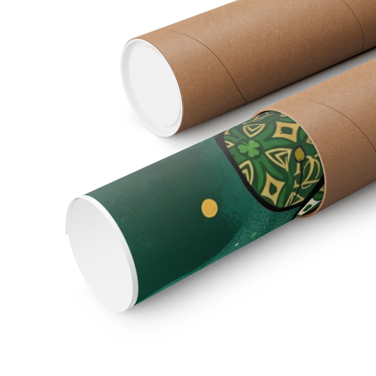 Spray Can Kid Graffiti Illustration with Gold Spray Can Poster | Matte Vertical Poster