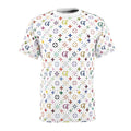 Colorful Monogram Designer Elite Pattern Tee | All-Over Print T-Shirt by GT Artland