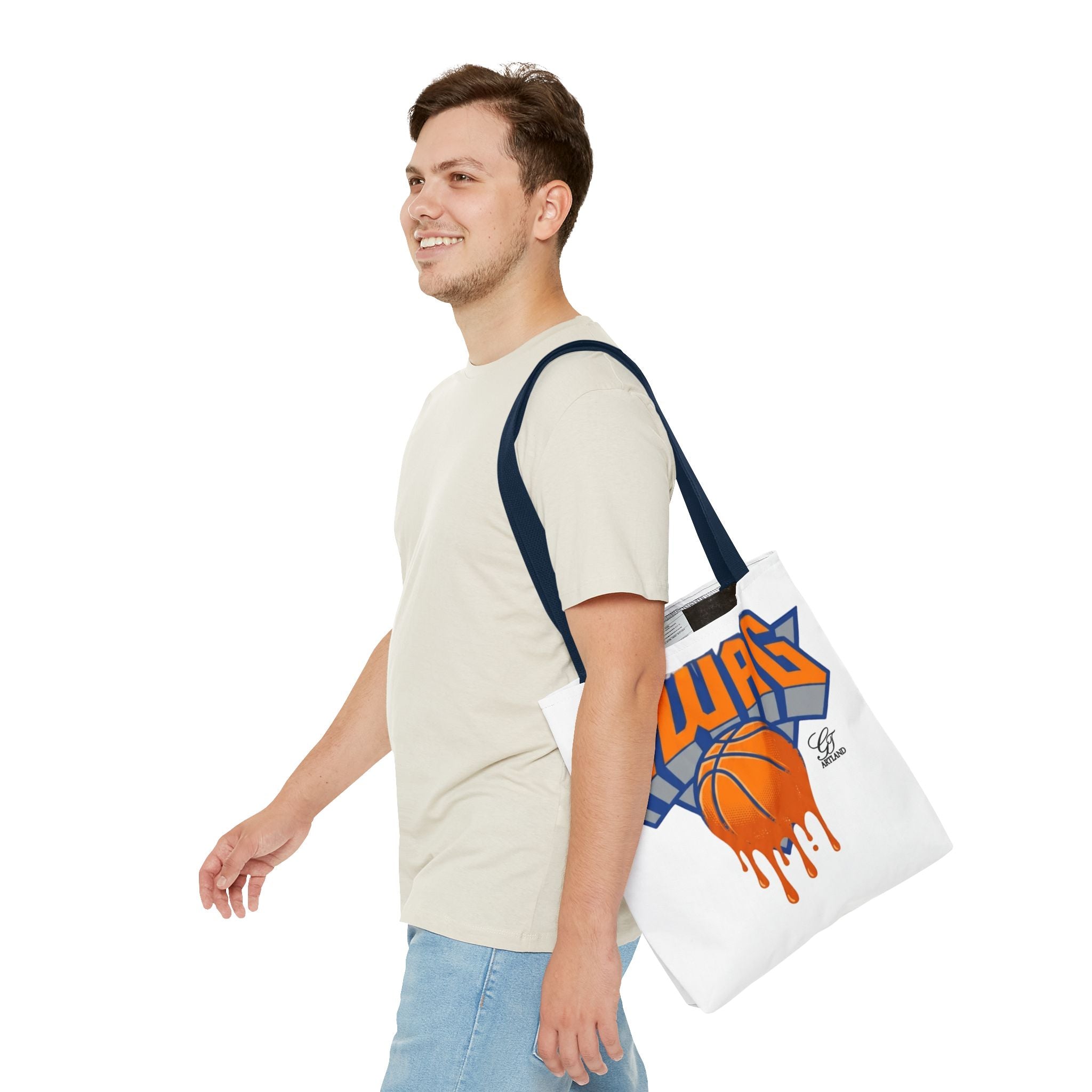 Swag Dripping Basketball tote bag | Sports Graphic Tote by GT Artland