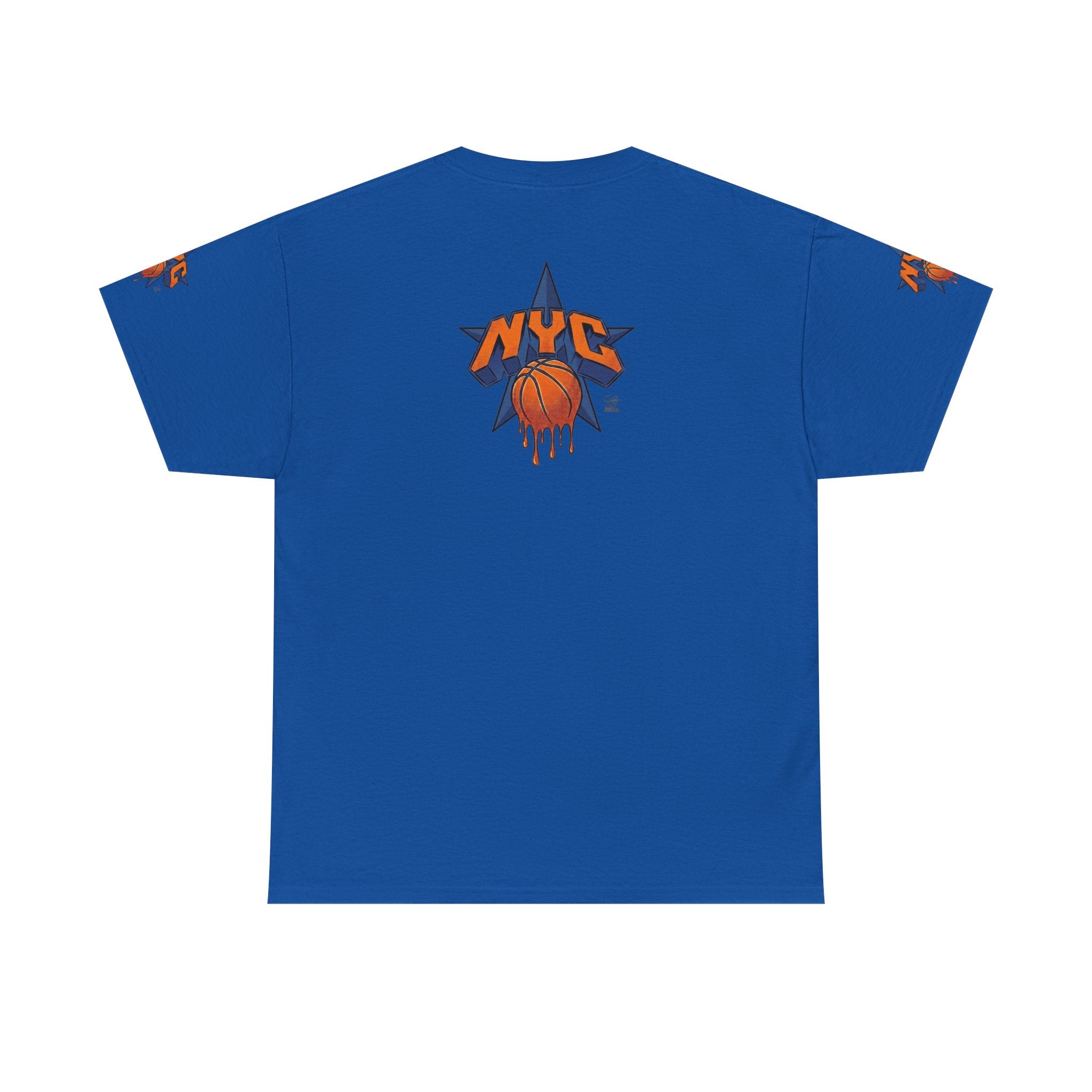 NYC Dripping Basketball Tee | New York City Hoops Shirt by GT Artland
