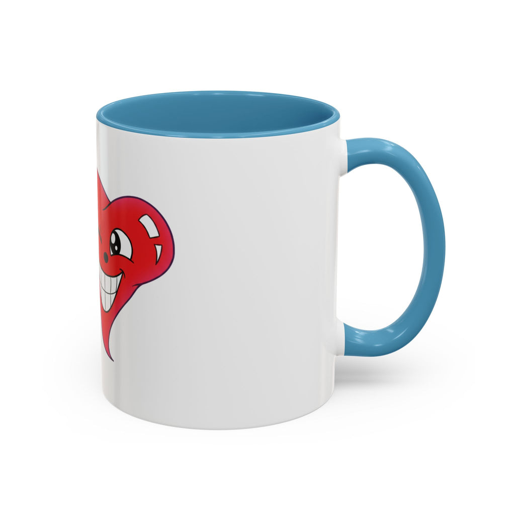 Winking Heart Graphic Mug | Accent Coffee Mug 11oz 15oz