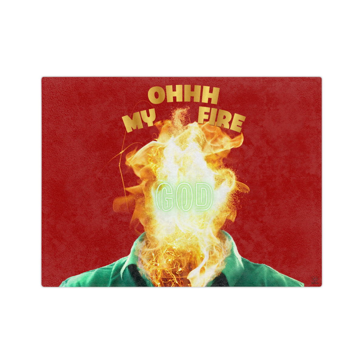 Ohhh My Fire God Blanket - Graphic Throw