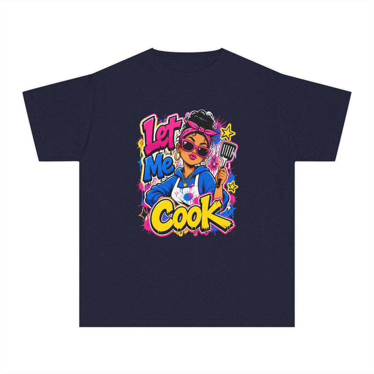 Let Me Cook Cartoon Chef Youth T-Shirt