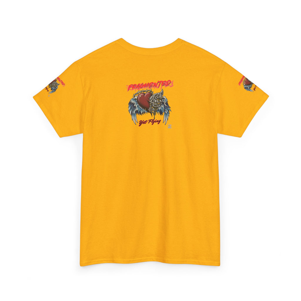 Fragmented Heart Wings tee | Broken Heart with Wings graphic