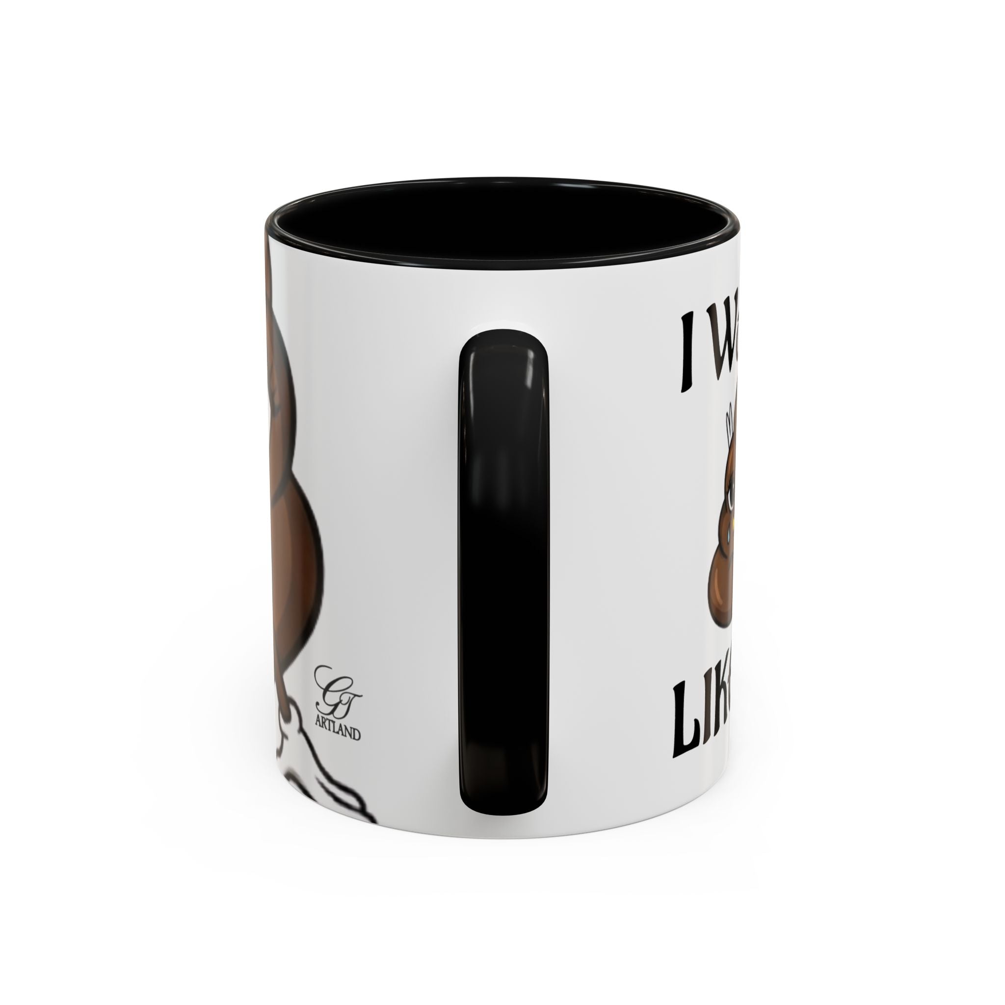 Sad Poop Emoji Coffee Mug – Funny Cute Collectors Novelty Accent Mug (11/15oz) by GT Artland