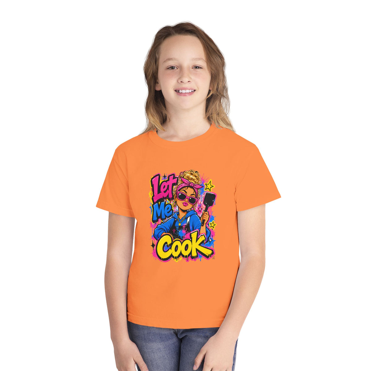 Let Me Cook Chef Girl Youth T-Shirt