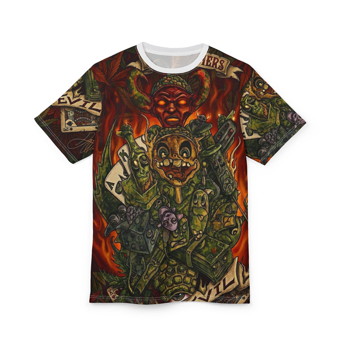 Devil Playground Designer Luxury "EVIL" Tee  by GT Artland