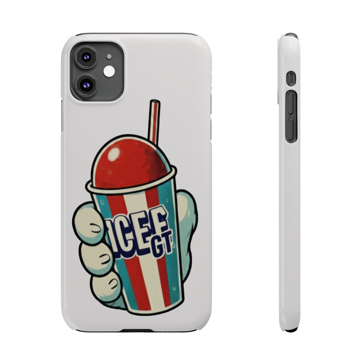 ICEE Slush Cup Slim Phone Case | Red White Blue Slushie