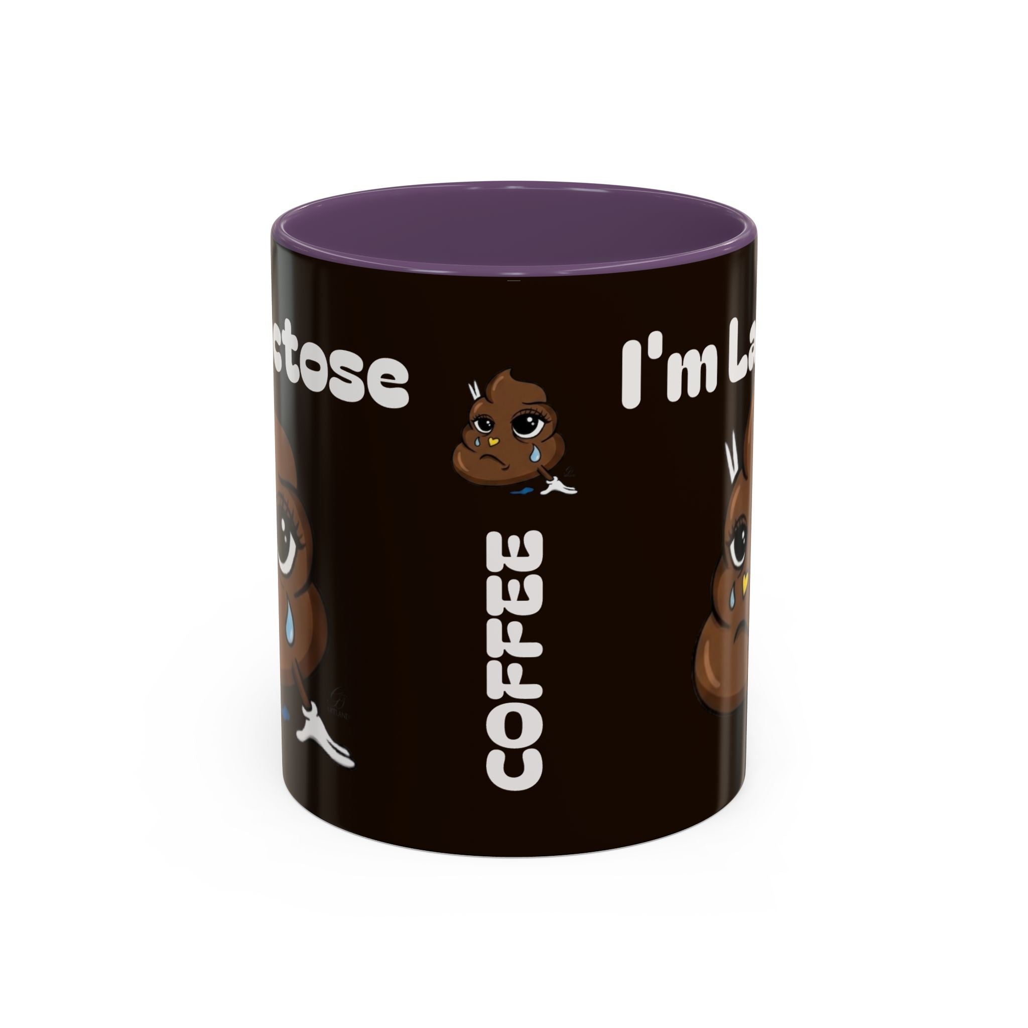 Coffee Mug — “I’m Lactose” Funny Poop Emoji Coffee Mug (11/15 oz) by GT Artland