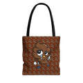 Glizzee Cute Poop Character Tote Bag | All Over Print Cartoon Pattern by GT Artland