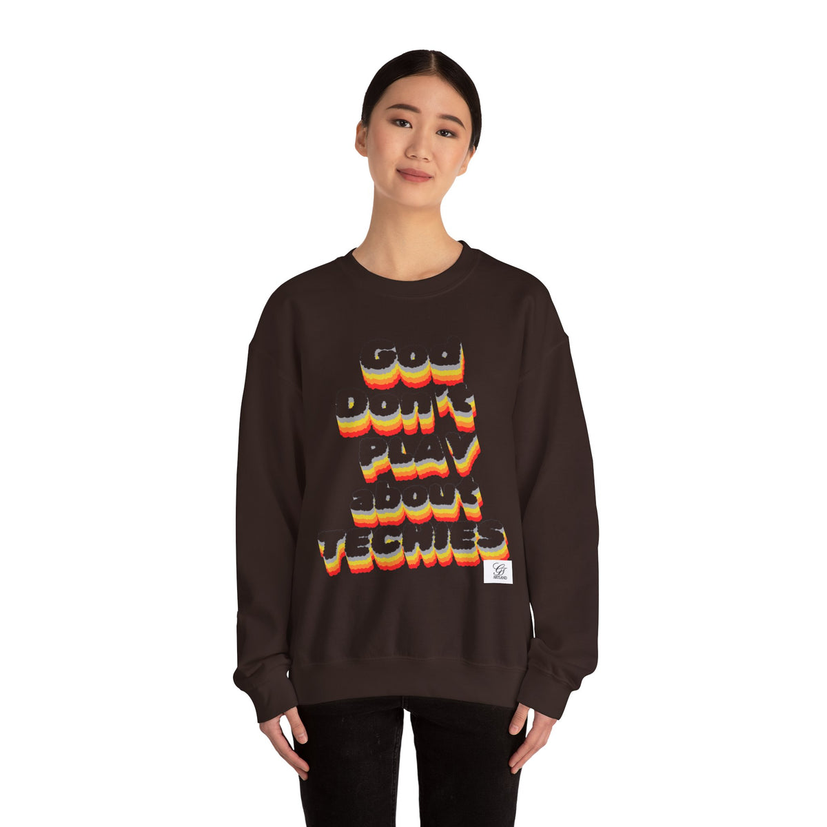 God Don't Play About Techies Unisex Crewneck Sweatshirt