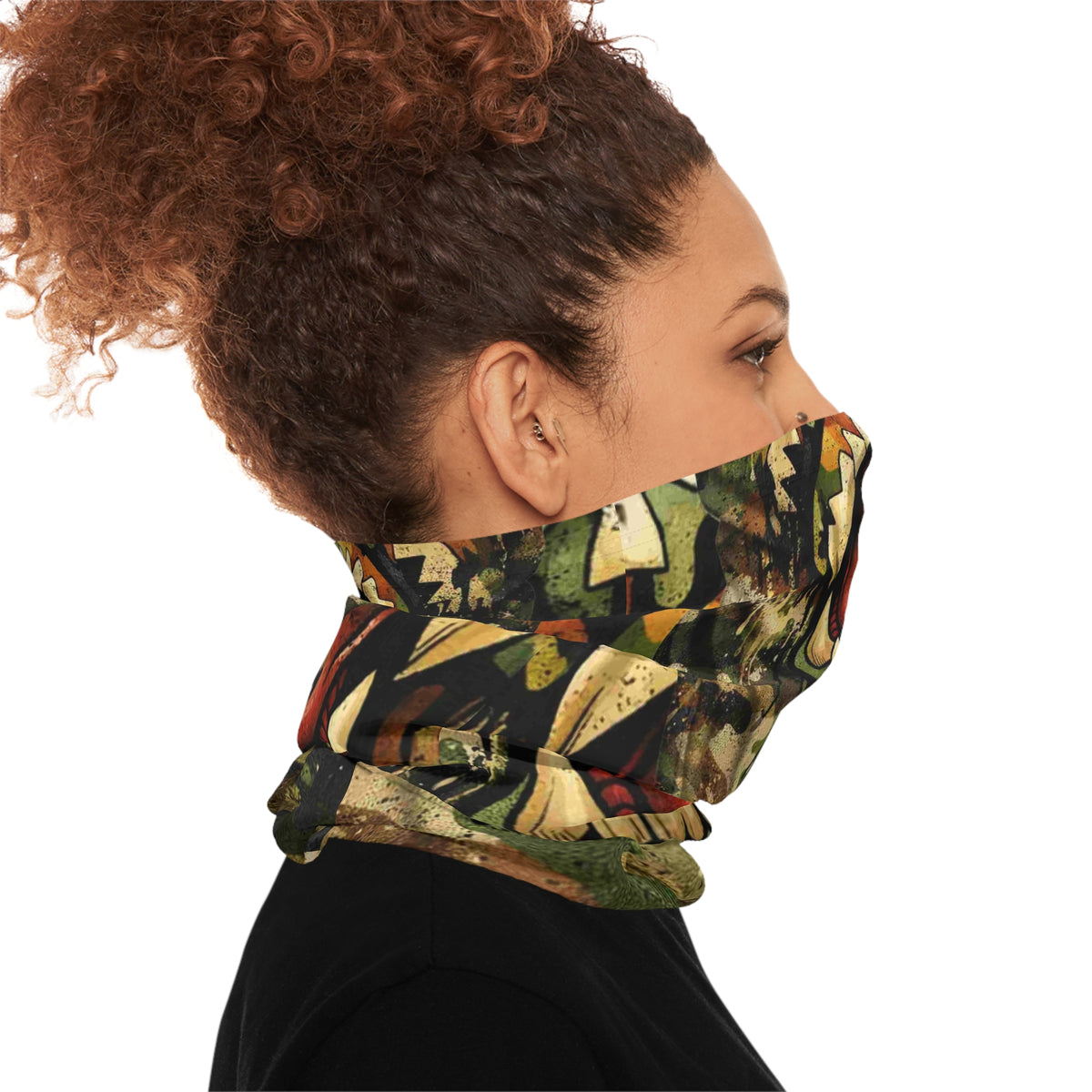 Camo Bear Mouth Neck Gaiter | Animal Face, Camouflage, Outdoors by GT Artland