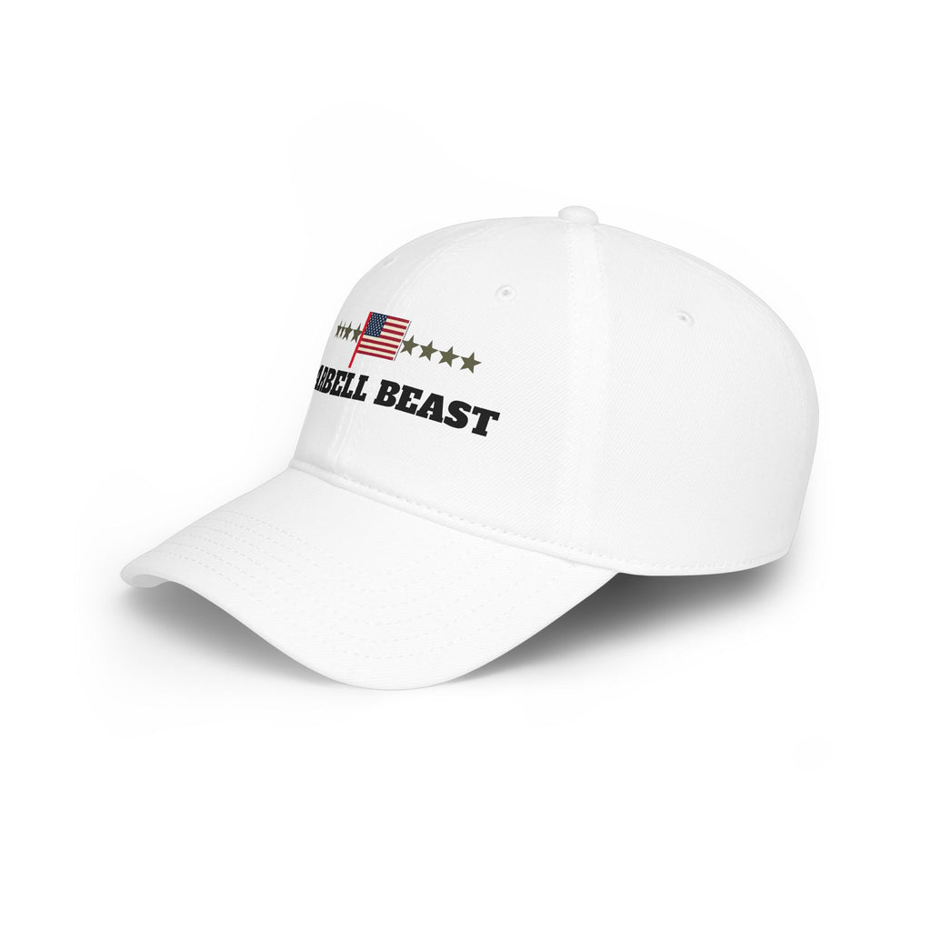 "BARBELL BEAST" Flag Embroidery Cap | American Baseball Hat
