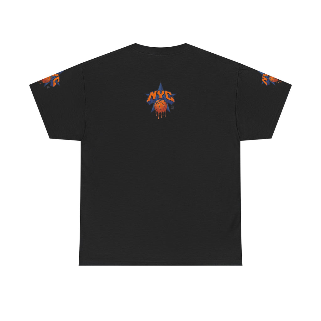 NYC Dripping Basketball Star Tee | Sports City Graphic Shirt by GT Artland
