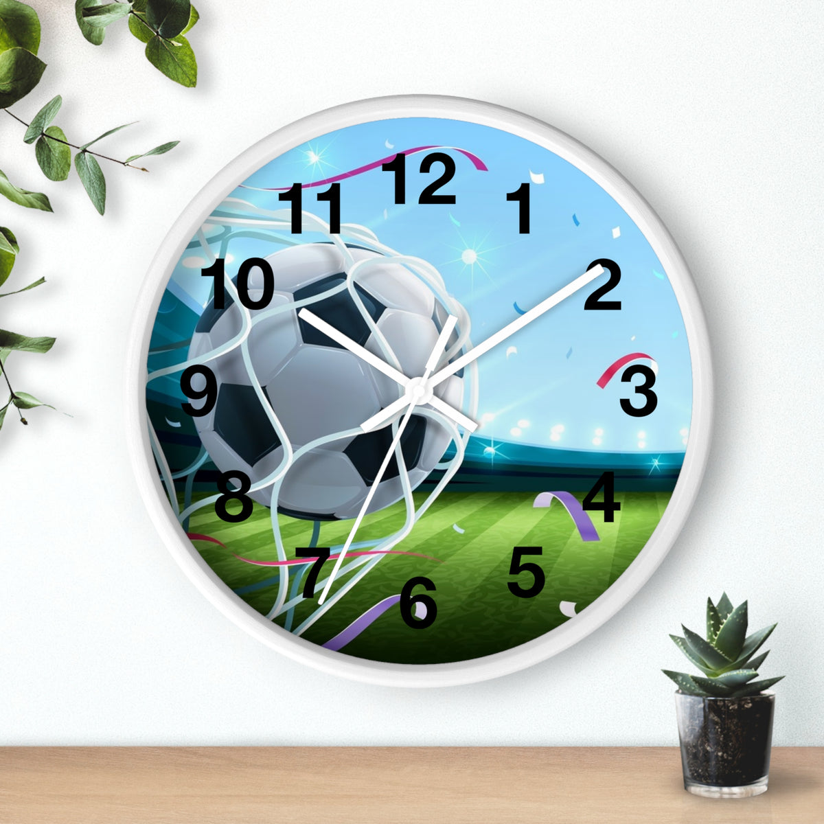 Soccer-Football Wall Clock