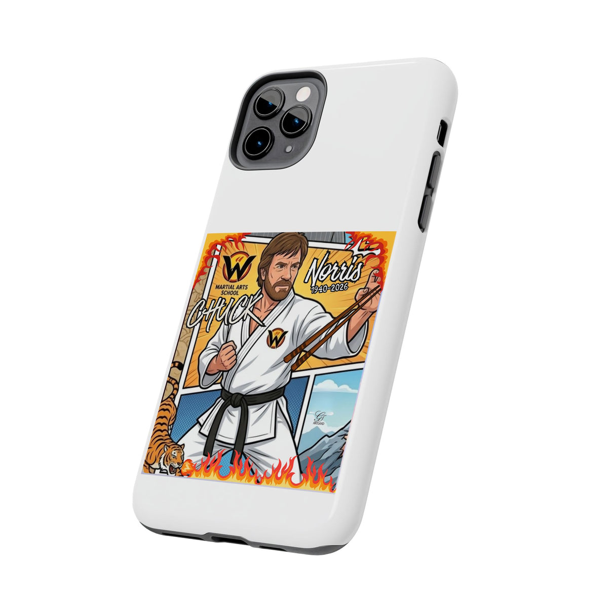 Chuck Norris Karate Tough Phone Case