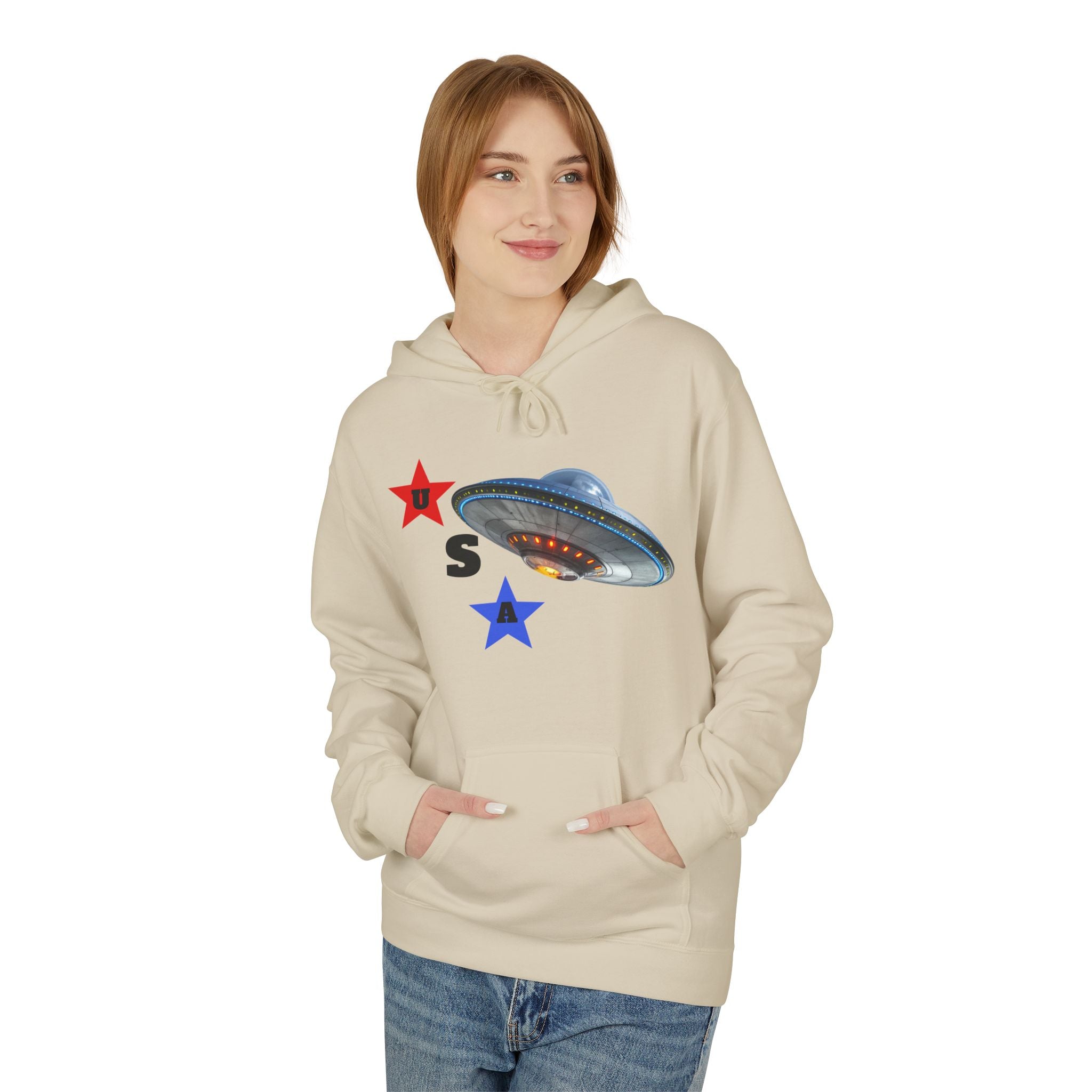 UFO Unisex Spaceship Hoodie