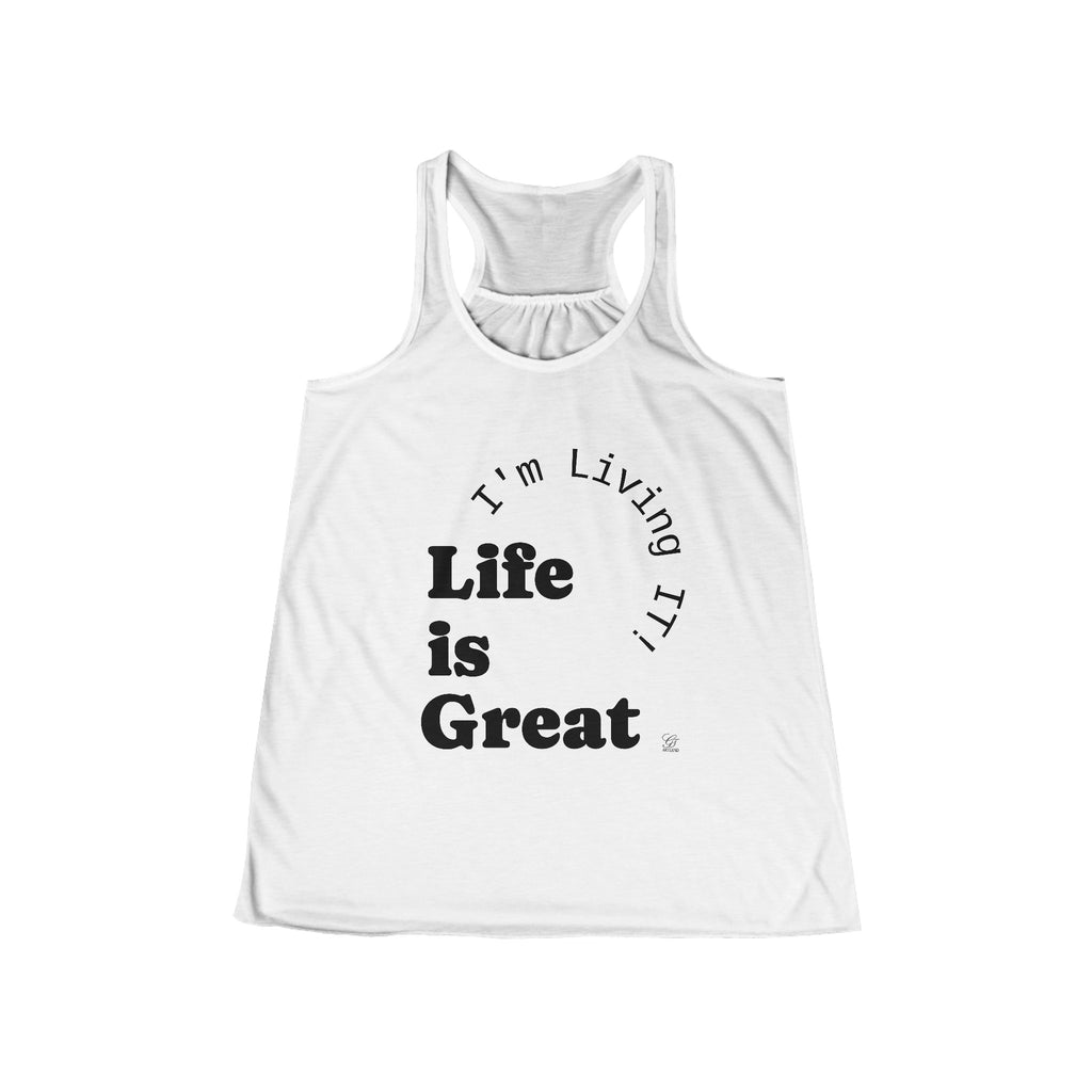 Life is Great Tank Top | Positive Quote Racerback Tank Top
