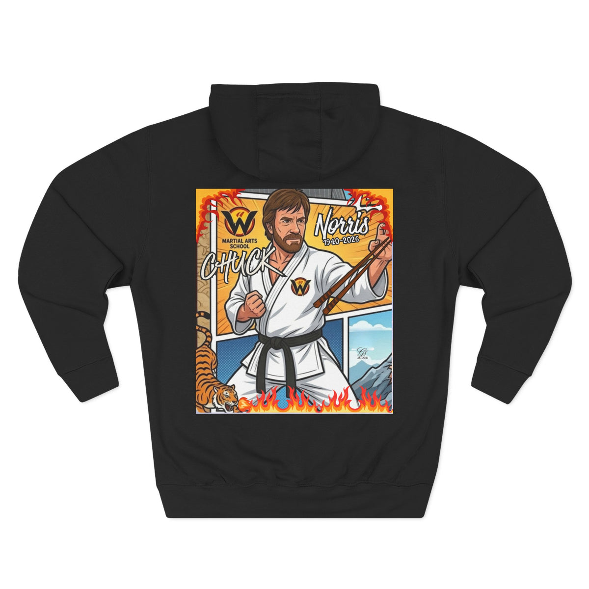 Chuck Norris Karate Hoodie