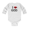 I Thank Heart God Infant Bodysuit | Religious Baby Top by GT Artland