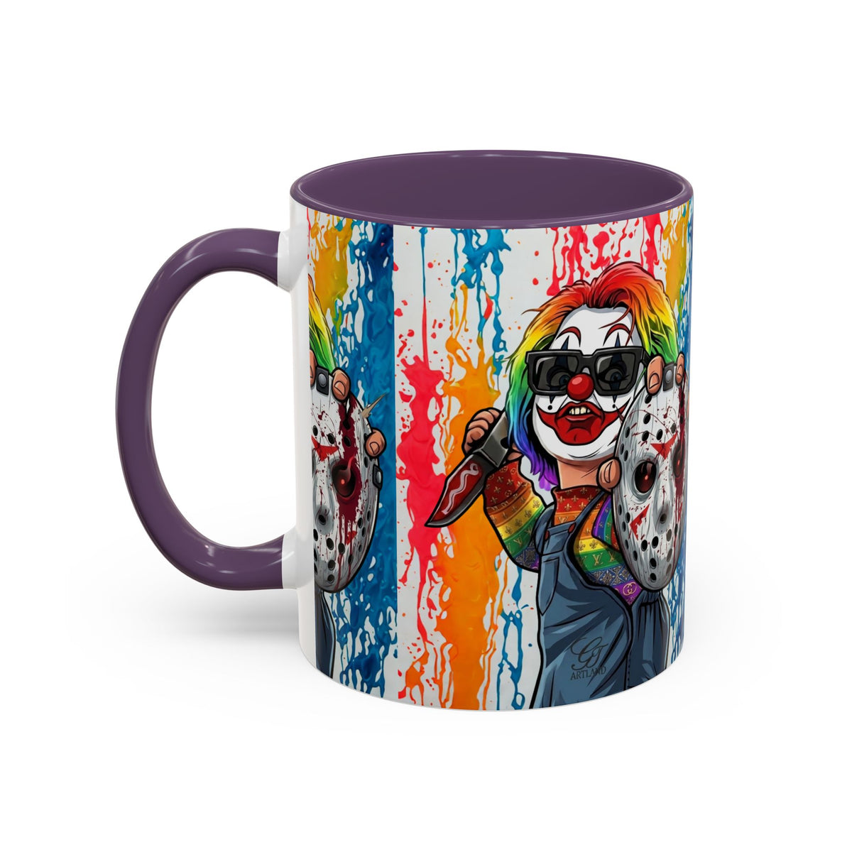 Rainbow Slasher Horror Slasher Artwork by GT Artland