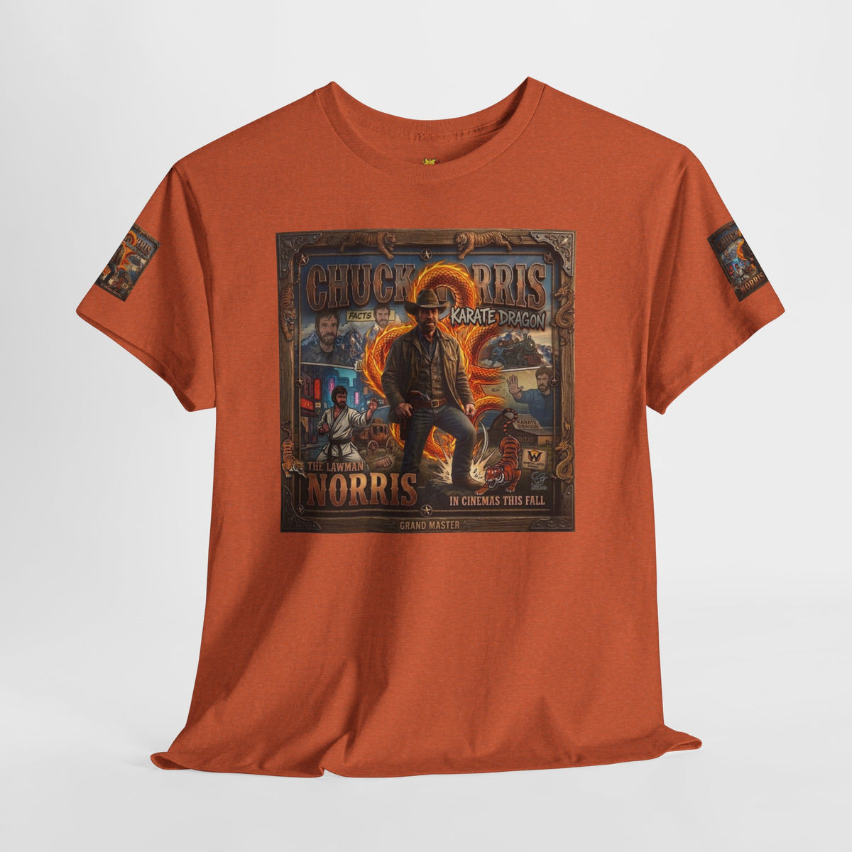 Retro Action Movie Poster T-Shirt | Vintage Fighter Hero Tee