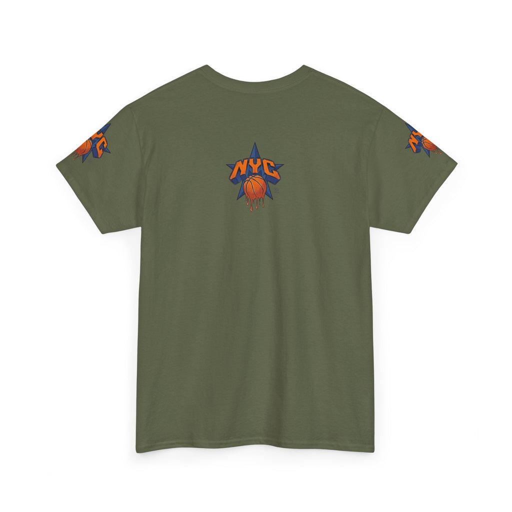 NYC Dripping Basketball Star Tee | Sports City Graphic Shirt by GT Artland