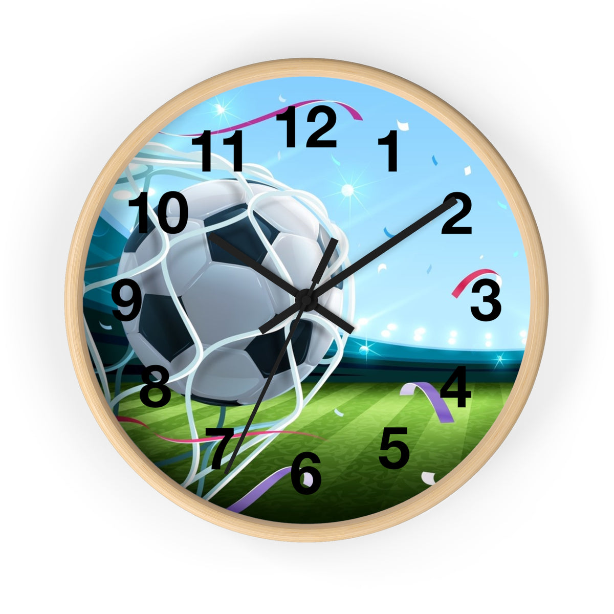 Soccer-Football Wall Clock