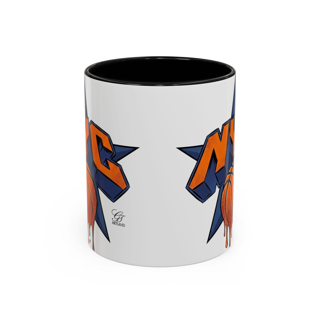NYC  New York Champions Basketball Drip Mug | Accent Coffee Mug 11oz 15oz by GT Artland