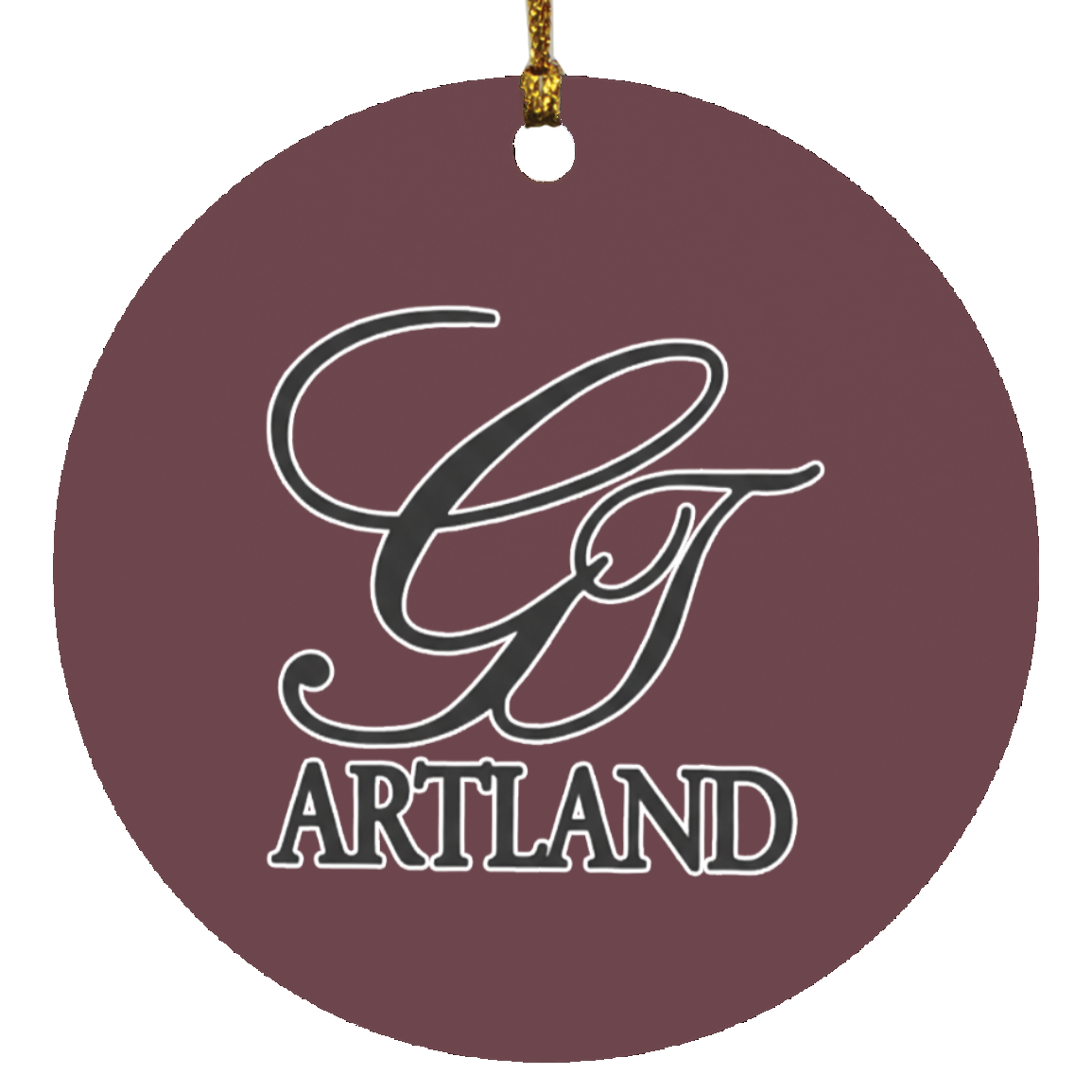 GT ARTLAND Forever SUBORNC Circle Ornament by GT Artland