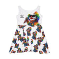 Rainbow Psycho Slasher Halloween Dark Horror Skater Dress by GT Artland