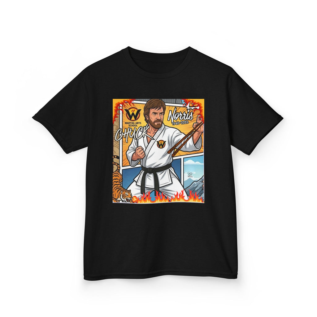 Chuck Norris Karate Kid Cartoon Shirt