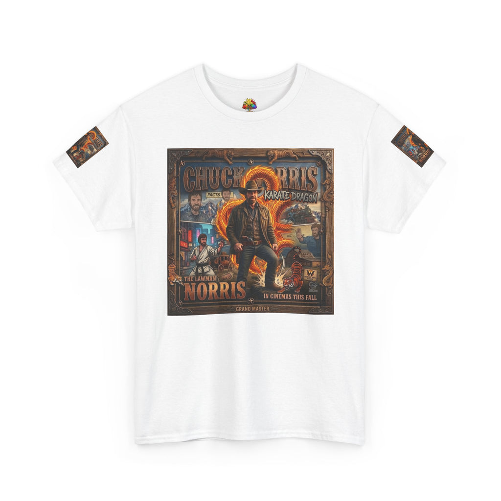 Retro Action Movie Poster T-Shirt | Vintage Fighter Hero Tee